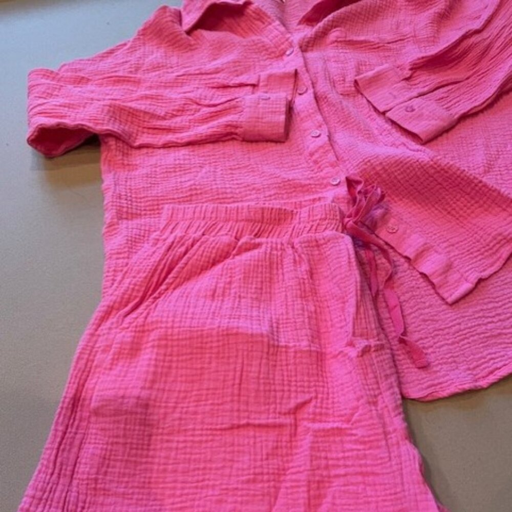 JessLea Pink Short set, size L